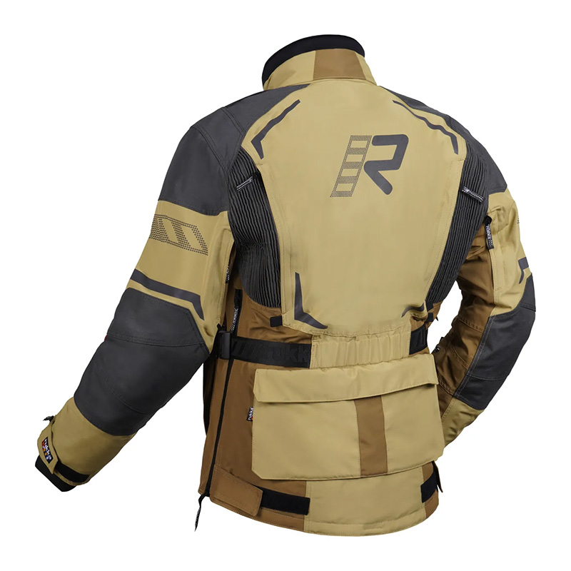 Giacca Moto Laminata Uomo Rukka Ventu-R Khaki Invernale