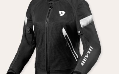 Giacca Moto Estiva Revit Control Air H2O Lady Black Donna