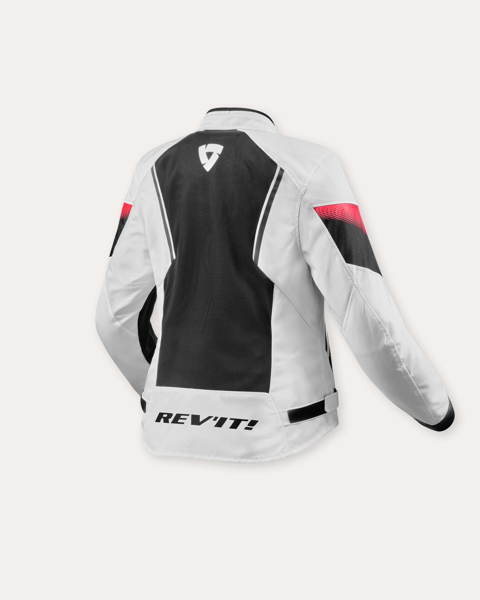 Giacca Moto Estiva Revit Control Air H2O Lady White Pink Donna