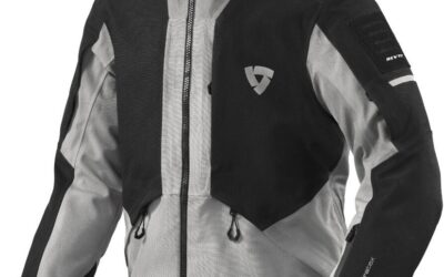 Giacca Moto Revit Tectonic H2O Black Grey Giacca tessile moto