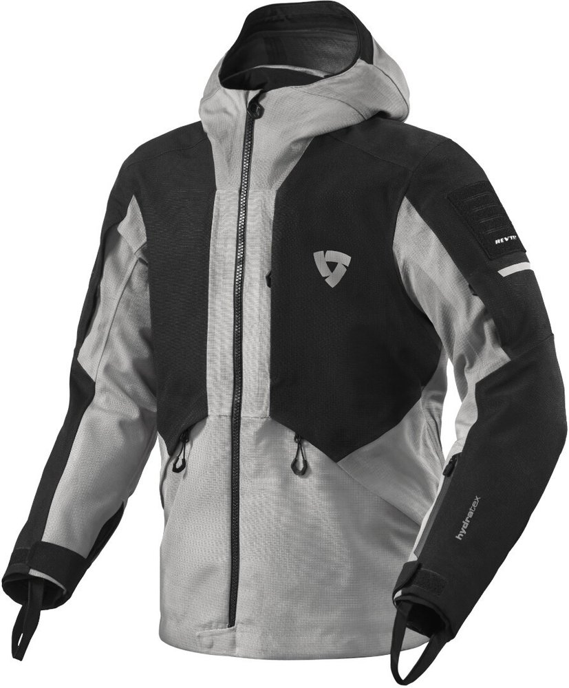 Giacca Moto Revit Tectonic H2O Black Grey Giacca tessile moto