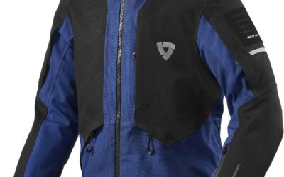 Giacca Moto Revit Tectonic H2O Black Blue Giacca tessile moto