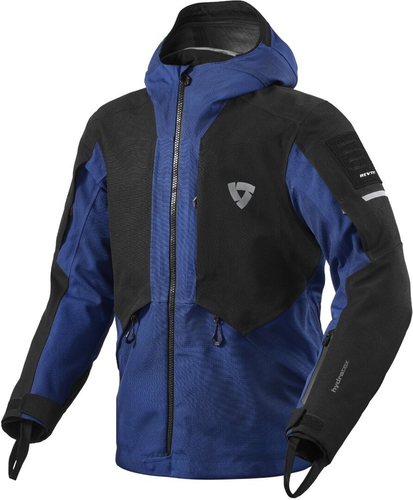 Giacca Moto Revit Tectonic H2O Black Blue Giacca tessile moto