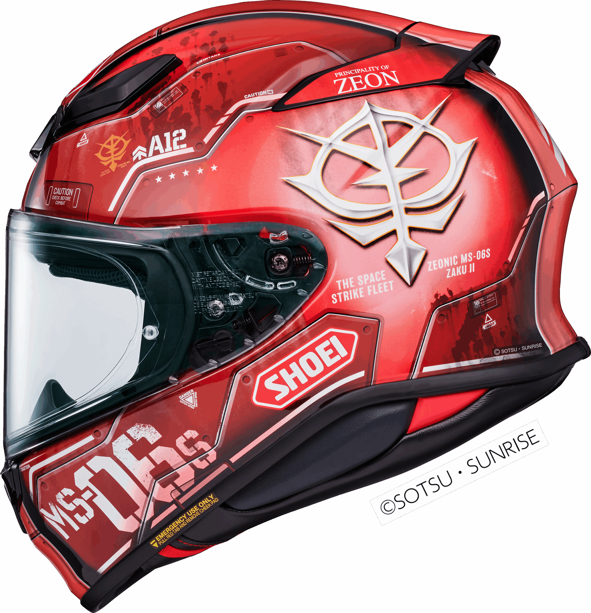 Casco integrale SHOEI NXR 2 CHAR`S ZAKU II TC-1 helmet casque