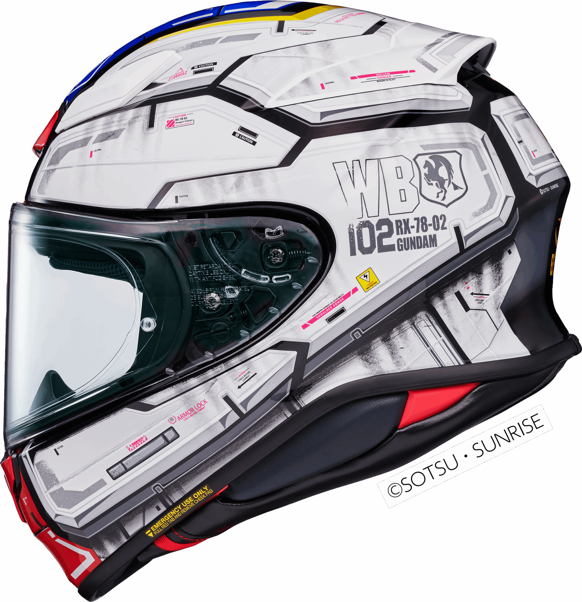 Casco integrale SHOEI NXR 2 Gundam TC-10 helmet casque