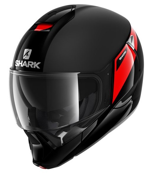 Casco jet Shark Evojet Karonn Mat Rosso Red KRK helmet