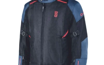 Giacca Moto Estiva Traforata OJ Stream 2 Man Black Blue Navy