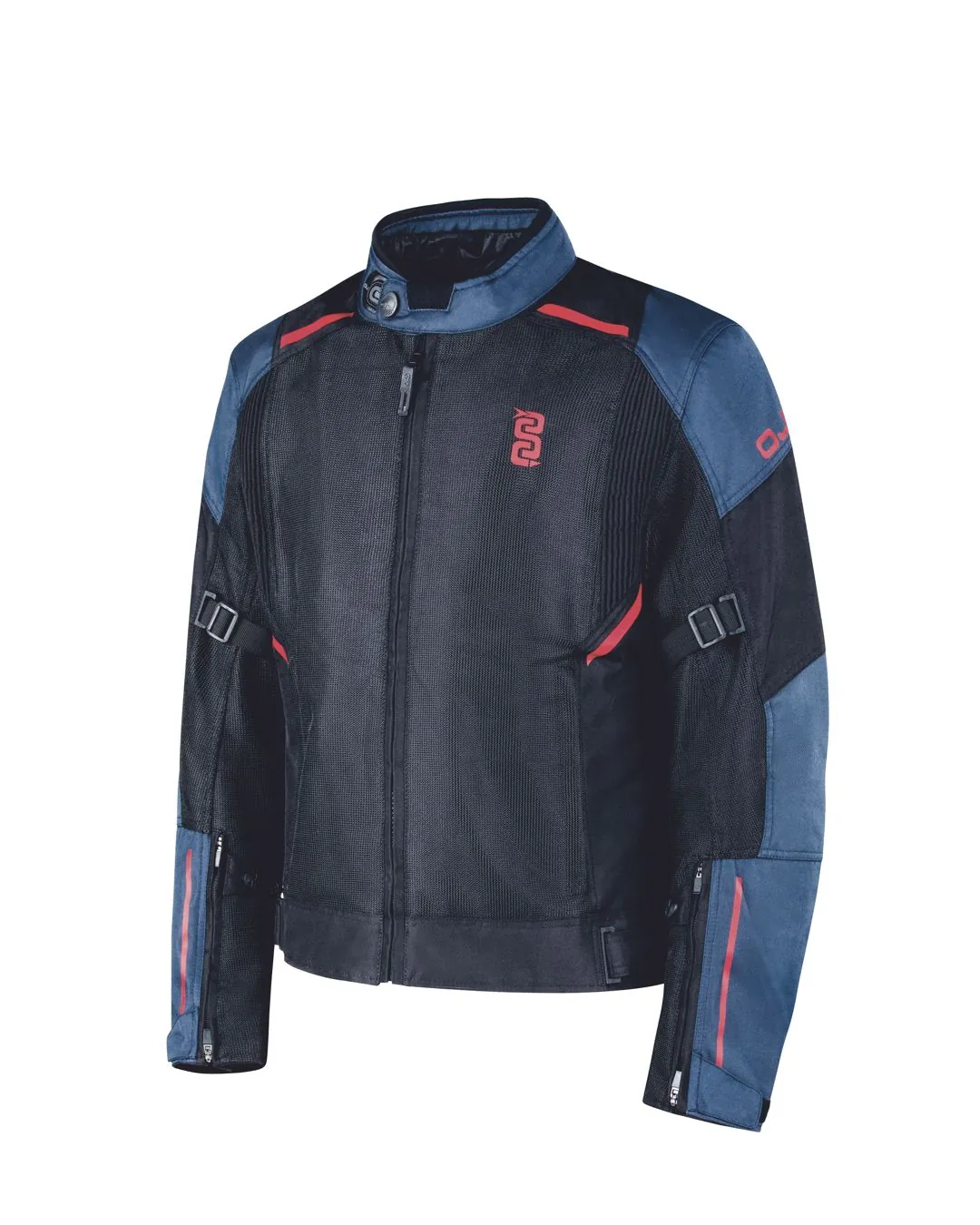 Giacca Moto Estiva Traforata OJ Stream 2 Man Black Blue Navy
