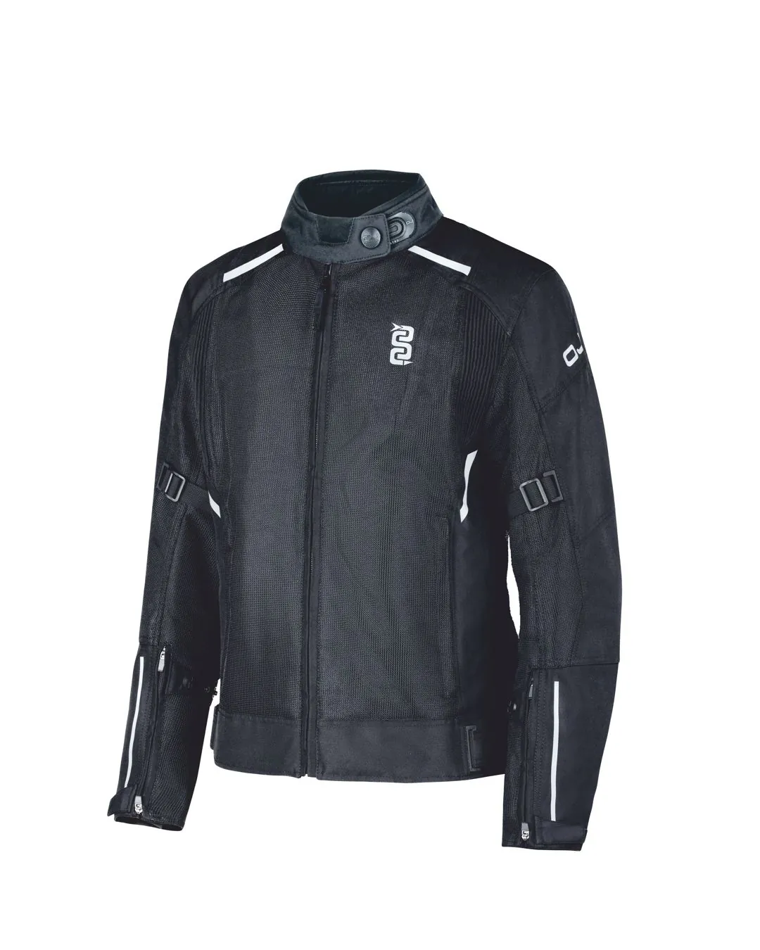 Giacca Moto Estiva Traforata OJ Streem 2 Lady Black Donna
