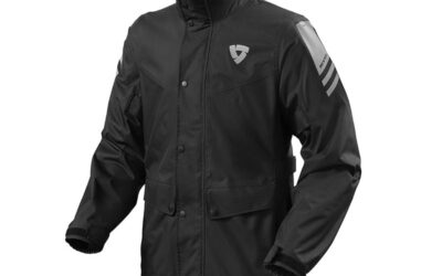Giacca antipioggia Revit Nitric 4 H2o Black Jacket