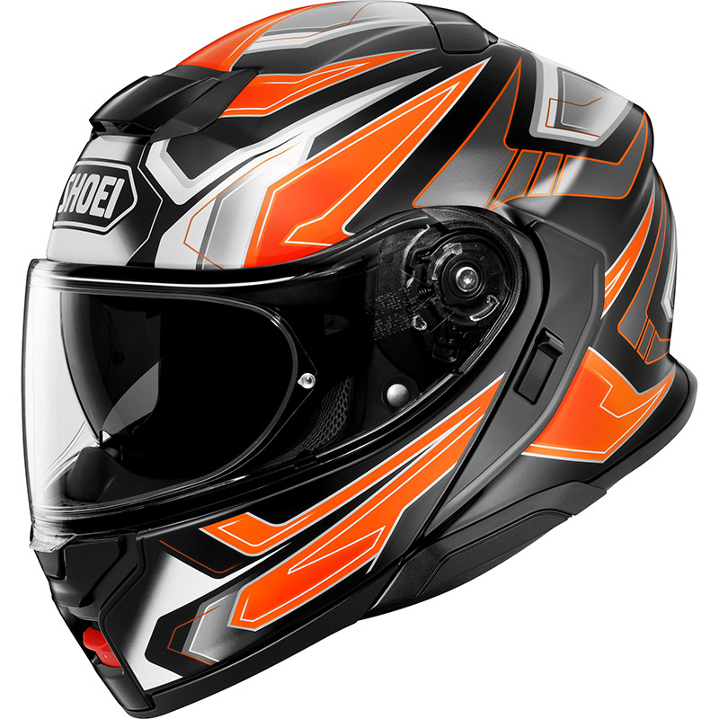 Casco modulare moto Shoei Neotec 3 Anthem TC-8 Arancione Orange flip up helmet casque