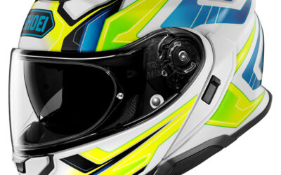 Casco modulare Shoei Neotec 3 Anthem TC3 white yellow blu helmet casque