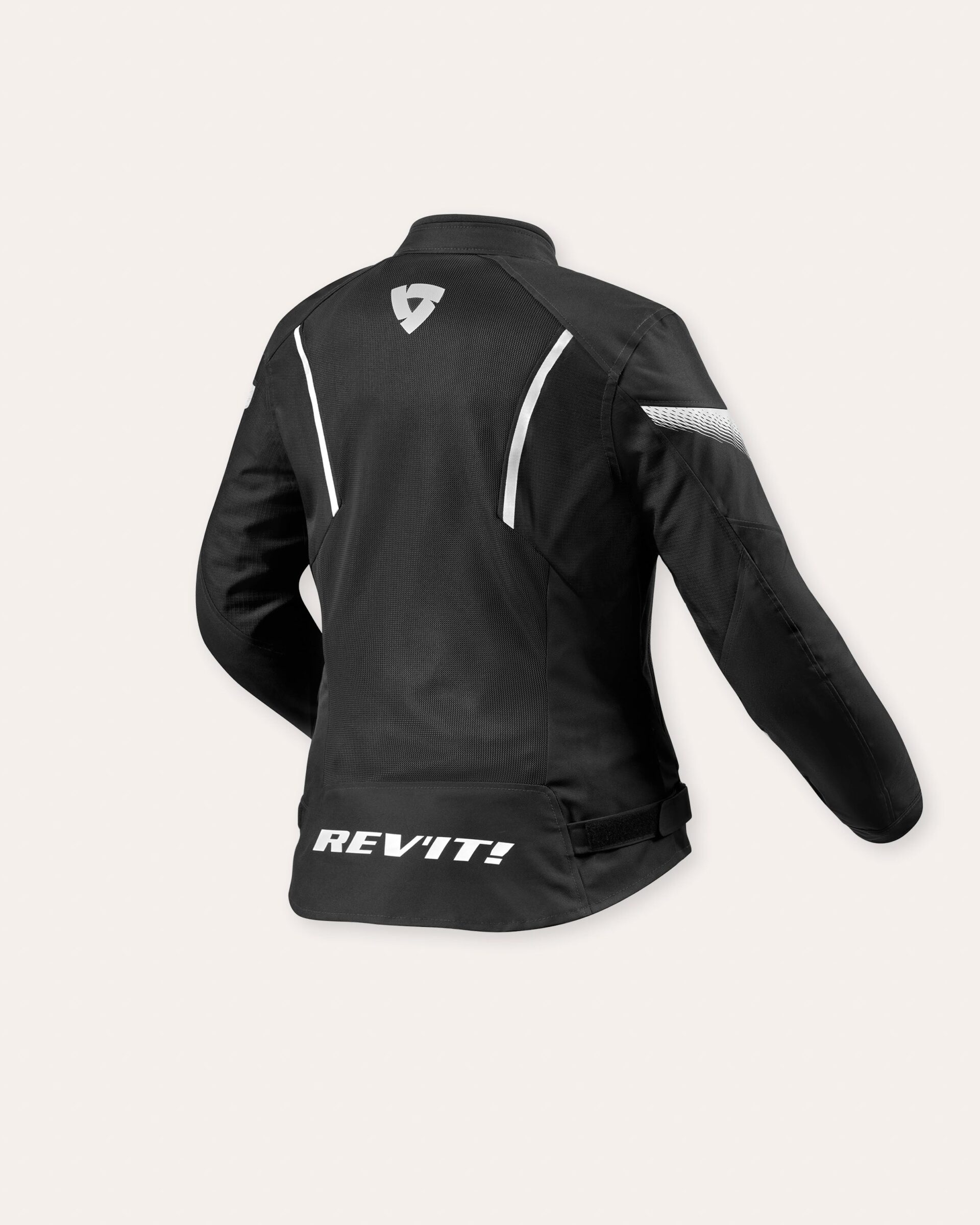 Giacca Moto Estiva Revit Control Air H2O Lady Black Donna
